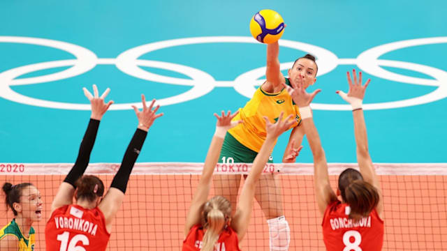 巴西vROC - 女子四分之一决赛 - 排球 | 2020年东京奥运会回看
