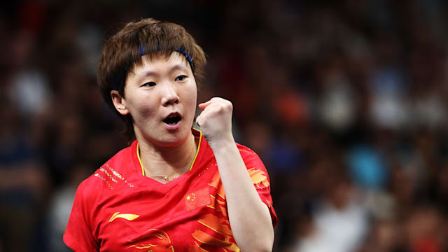 People's Republic of China takes women's table tennis team gold