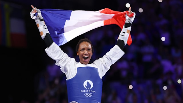 France’s Althea Laurin wins taekwondo gold in women's +67kg