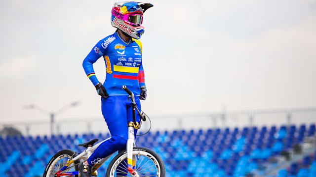 Mariana Pajón y Carlos Ramírez rozan el podio en el Mundial de BMX Racing 2023