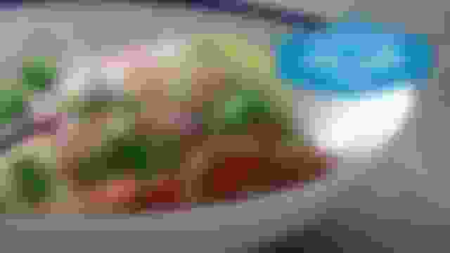 Steamed rice with fish