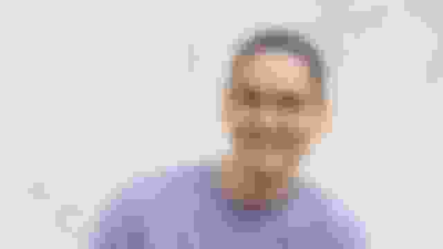 Ardan Galymuly guiding thousands of followers through blindfolded sports - and house chores