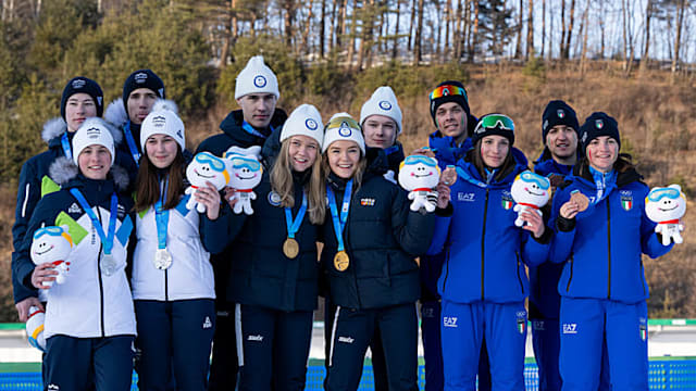 Mixed Team NH\4x3.3km Cross-Country | Nordic Combined | Highlights | Winter Youth Olympic Games Gangwon 2024