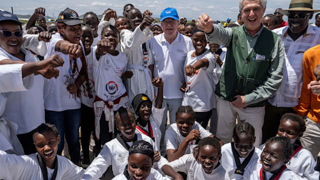 IOC President Thomas Bach visits Kenya