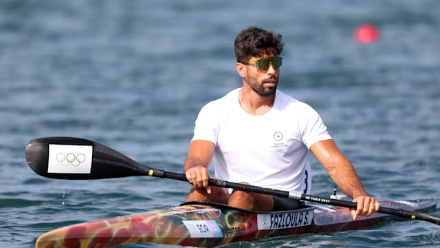 Refugee canoe athlete Saeid Fazloula bows out in quarter-finals