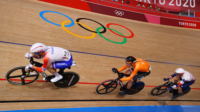 olympic indoor bike racing