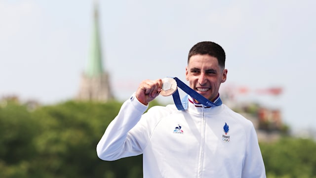 Une médaille française en triathlon hommes !