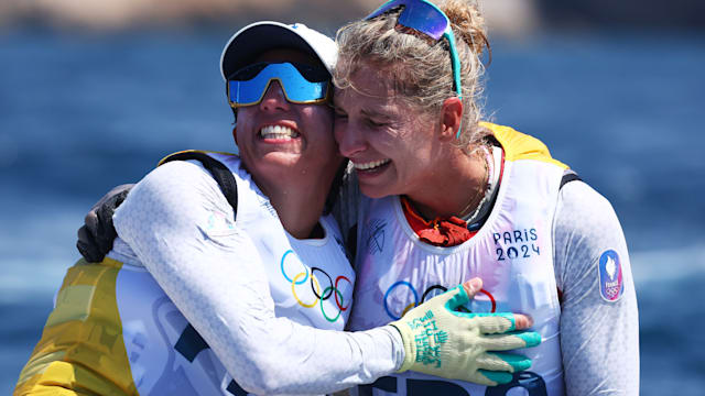 Sarah Steyaert et Charline Picon décrochent le bronze en voile