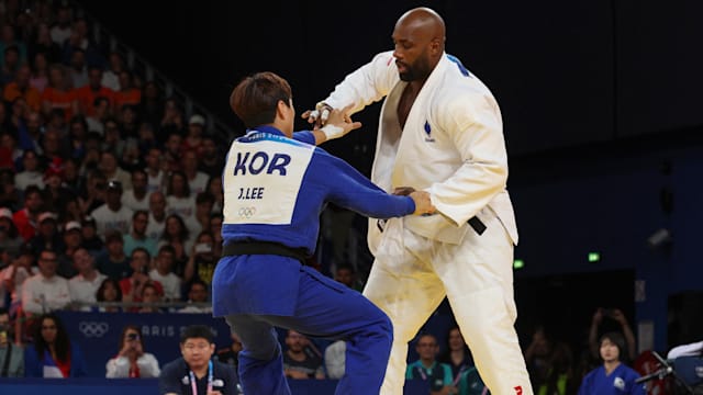 Judo: Teddy Riner e l'avversario che pesa 60kg in meno