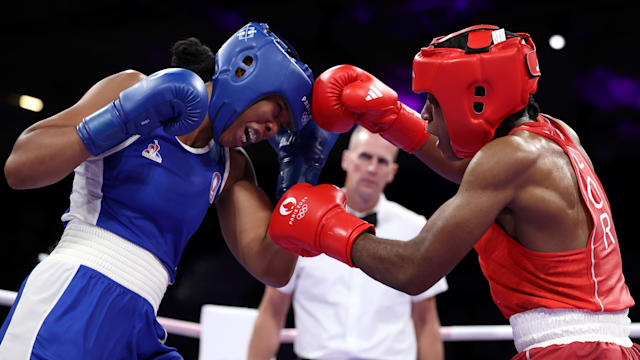 Cindy Winner Djankeu Ngamba assurée d'une médaille pour l'équipe olympique des réfugiés