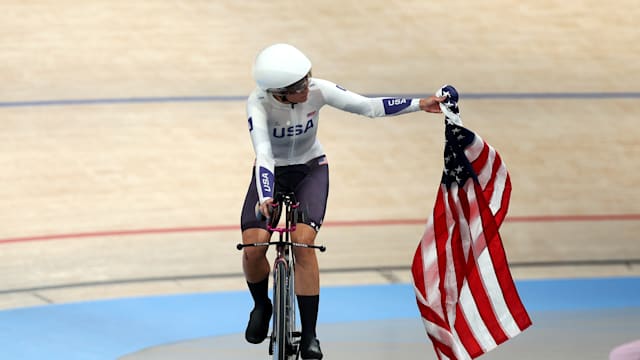 ウェア KEIRIN champion GIRLS GRAND PRIX 2024 Cycling-Andrews wins keirin, ends 20-year wait for New