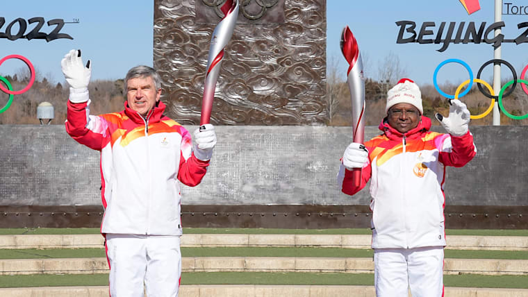 UN General Assembly President after carrying Olympic torch: “The Olympics represent humanity at its best.”