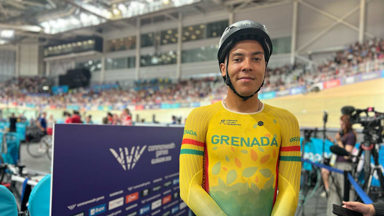 Red Walters (GRN) poses for a photo at the 2026 Commonwealth Games