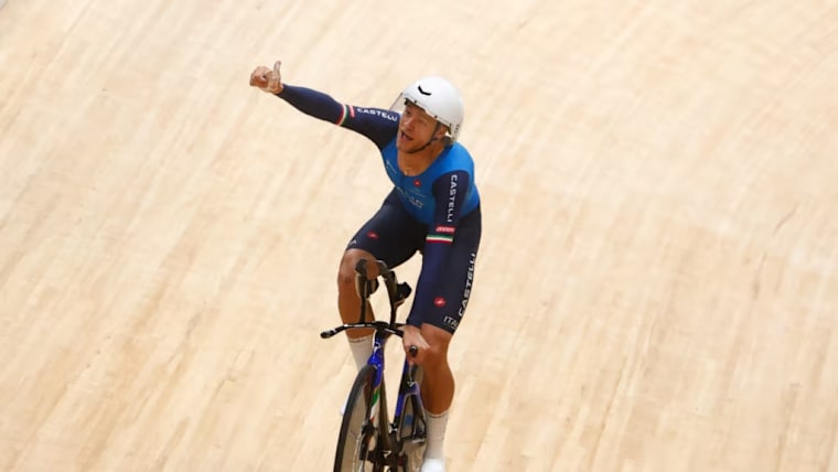 Jonathan Milan, world record in men's individual pursuit at 2026 Cycling Track World Championships in Shanghai