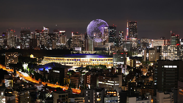 Spectacular Intel Drone Light Show helps bring Tokyo 2020 to life 