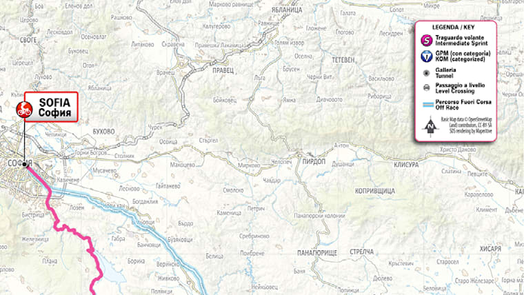 L’étape 3 en carte 