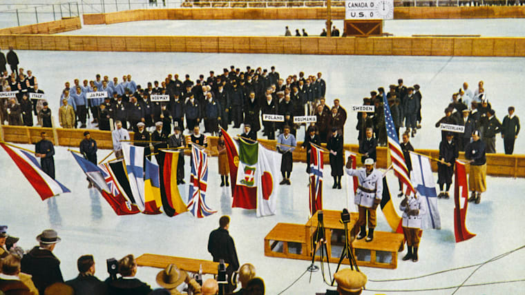 5. The Olympic podium
