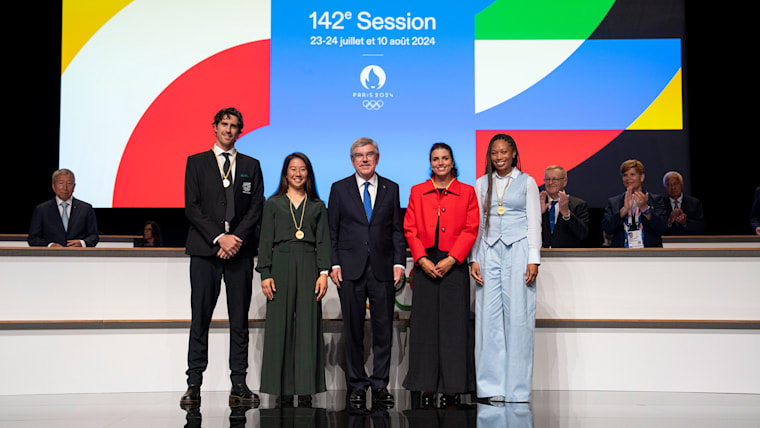 142nd IOC Session elects four athletes as new IOC Members