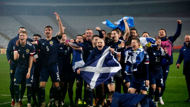 Scotland celebrate