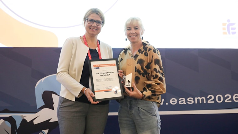 Olympic Studies Centre wins international sports management award 