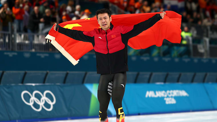 Eisschnelllaufen: Goldmedaille für Ning Zhongyan (CHN) über die 1500m