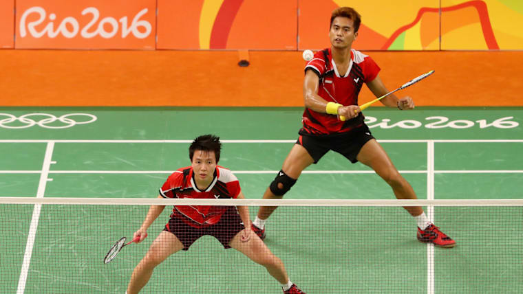 L’Indonésie fête l’or du double mixte en badminton 