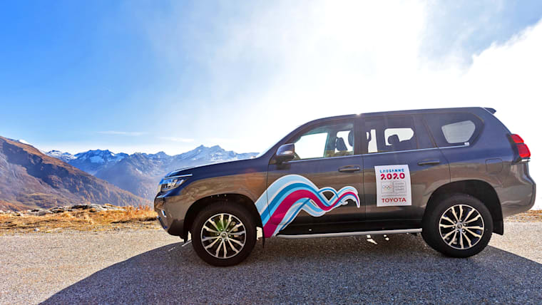 Toyota support keeps Lausanne 2020 Torch Tour moving