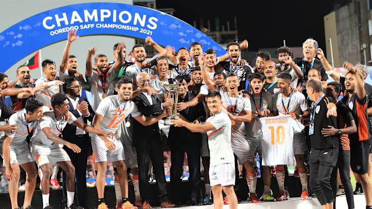India won their eighth SAFF Championship title.