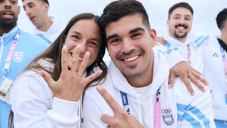 Argentina's Pilar Campoy and Pablo Simonet