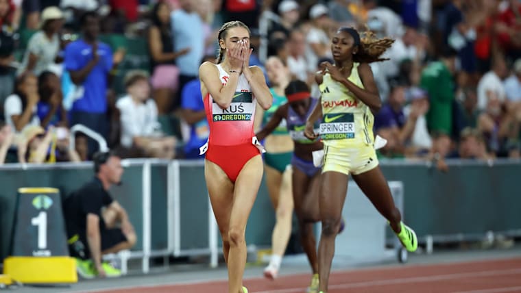 Anastazja Kus (POL) wins the women's 400m at the 2026 World Athletics U20 Championships