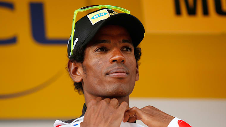 Daniel Teklehaimanot thumbnail - polka dot jersey TDF 2015