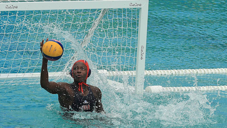 Trailblazer Ashleigh Johnson takes water polo into uncharted waters