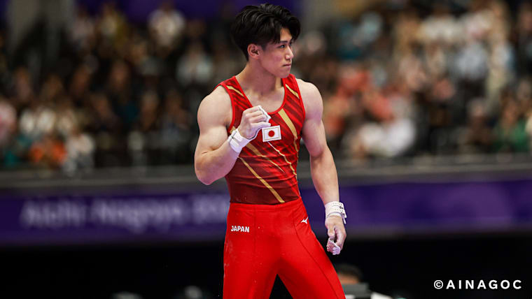 Japanese gymnast Hashimoto Daiki