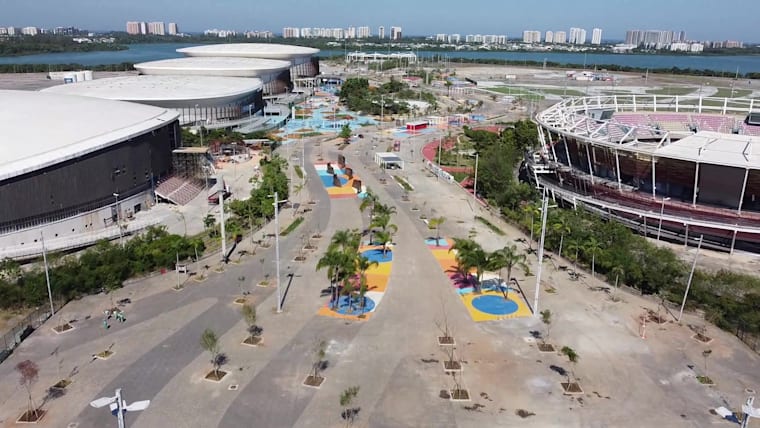 Olympic Way at Rio Olympic Park becomes a public space for sport and physical activity