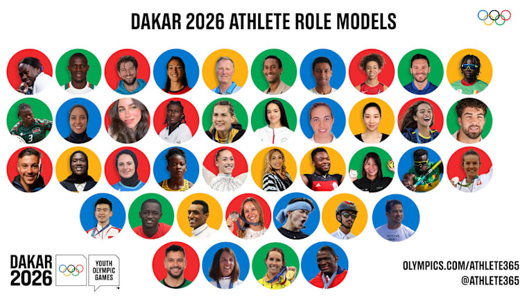 IOC announces five additional Athlete Role Models for Dakar 2026 