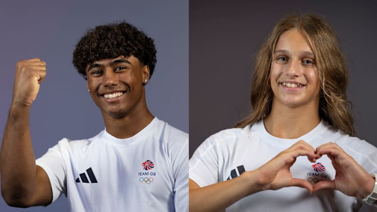 Uzair Chowdhury and Helena Finc are two of Team GB's next generation of artistic gymnasts headed to Dakar 2026 