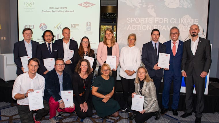 IOC and Dow reward 10 International Sports Federations for tangible climate action