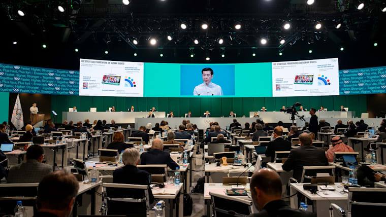 First report by IOC Advisory Committee on Human Rights to the IOC Session