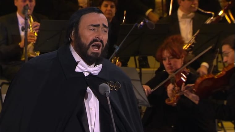 Lorsque le sport vient à la rencontre de la musique - Pavarotti à Turin 2006