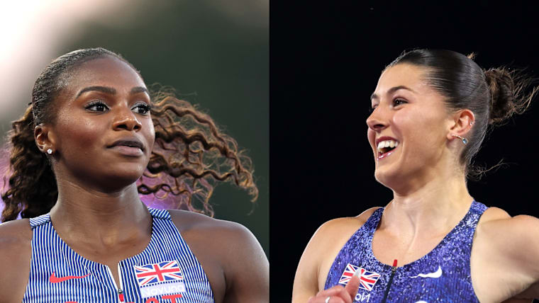 Asher-Smith and Amy Hunt