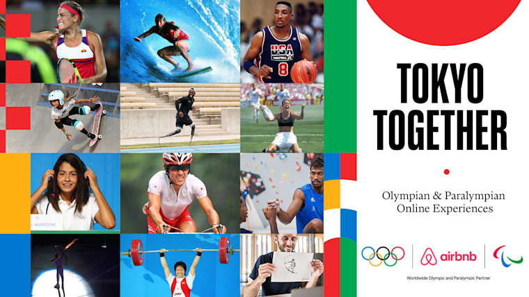 Le CIO, l'IPC et Airbnb présentent "Tokyo Together" : une chance unique de dialoguer avec des olympiens et des paralympiens 