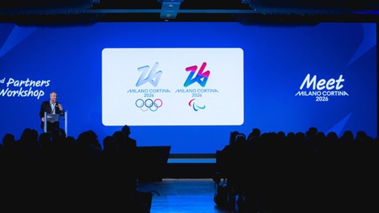 Foto dello schermo dell’incontro annuale Meet Milano Cortina 2026