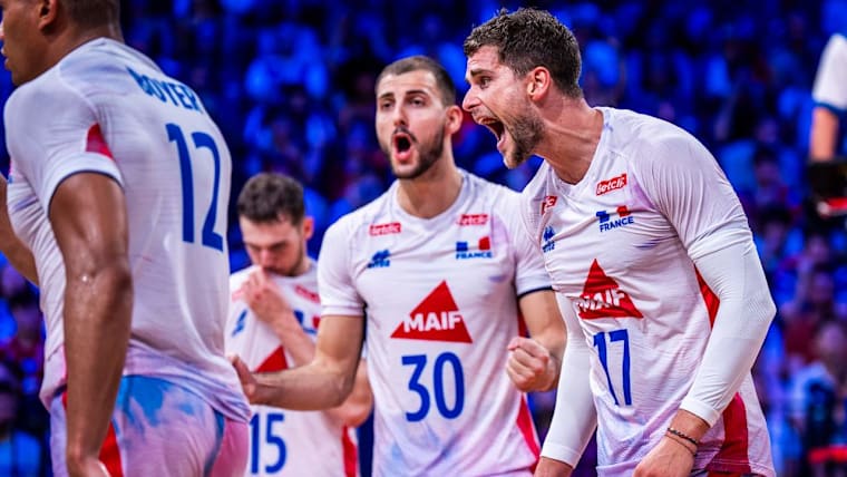 Les Bleus lors de la VNL 2026