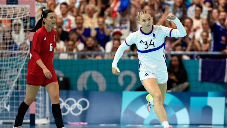Lena Grandveau France handball femmes JO Paris 2024