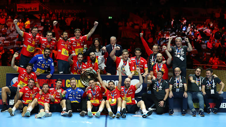 Spain champions handball europ