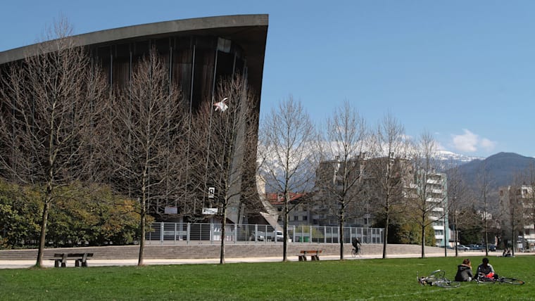 The Palais des Sports, also known as the Stade Olympique de Glace, at the Paul Mistral Park was the host of the ice hockey arena and the figure skating events during 1968 Olympic Winter Games, Aug. 7, 2015