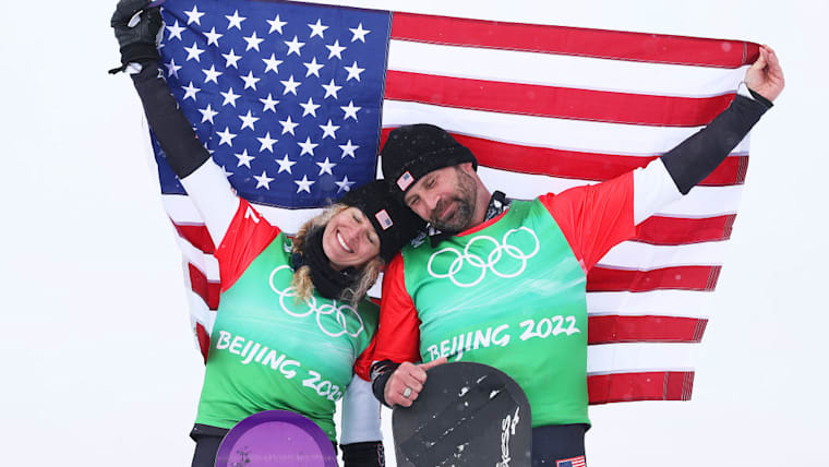 Lindsey Jacobellis et Nick Baumgartner de Team USA