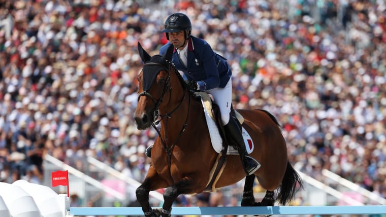Olivier Perreau and horse Dorai D'Aiguilly