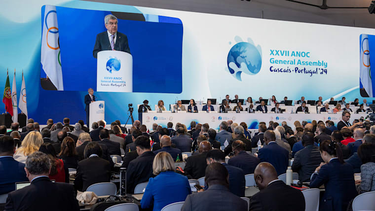 IOC President addresses XXVII General Assembly of the Association of National Olympic Committees (ANOC)