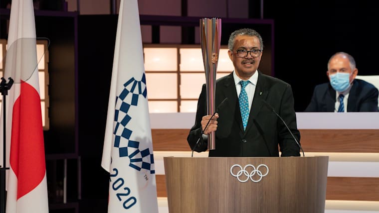 Tedros Adhanom Ghebreyesus : "Puissent ces Jeux être le moment qui unit le monde, et déclenche la solidarité et la détermination dont nous avons besoin pour mettre fin à la pandémie ensemble" 